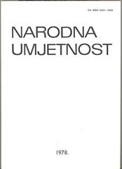 Narodna umjetnost vol. 15