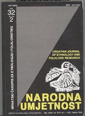 Narodna umjetnost vol. 32 br 2
