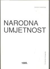 Narodna umjetnost vol. 26