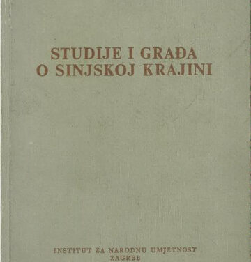 Studije i građa o Sinjskoj krajini