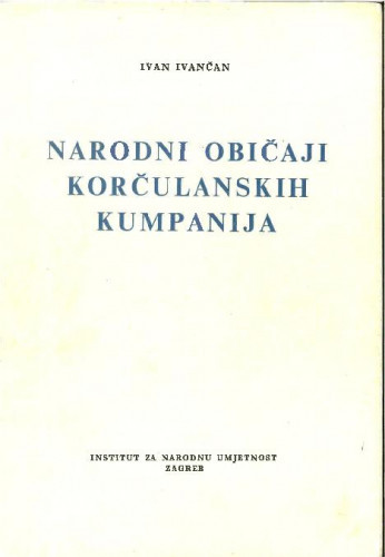 Narodni običaji korčulanskih kumpanija