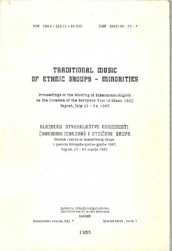 Traditional music of ethnic groups – minorities