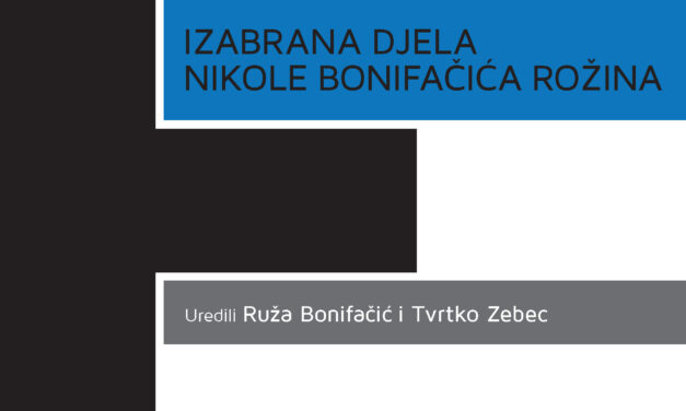 Izabrana djela Nikole Bonifačića Rožina